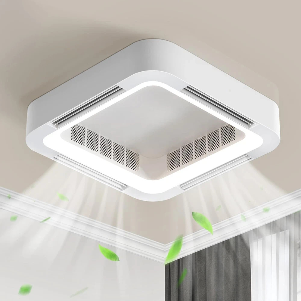 Smart Bladeless Ceiling Fan with Dimmable Lights & Alexa Control, 23