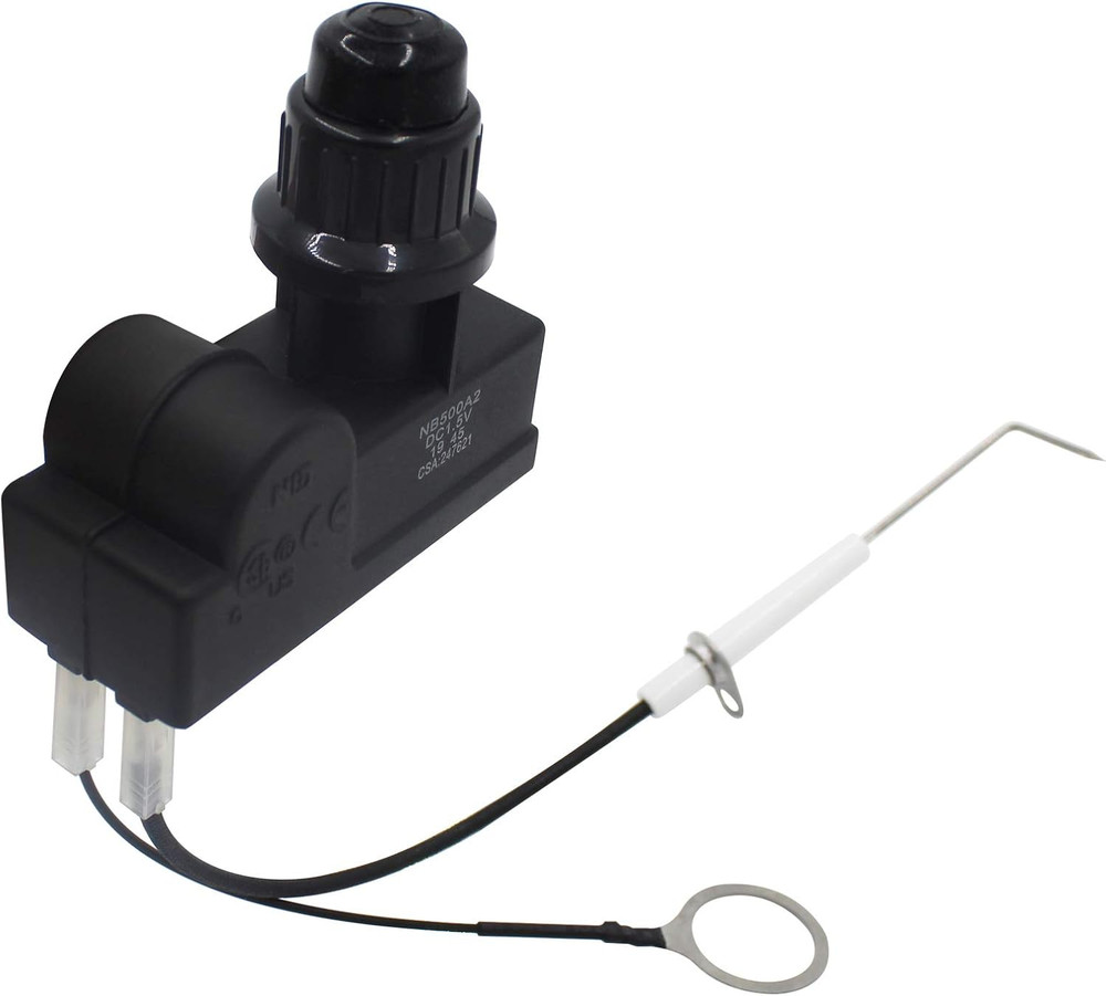 MENSI AA Battery Push Button Electronic Battery Igniter Spark Plug Kit for Black