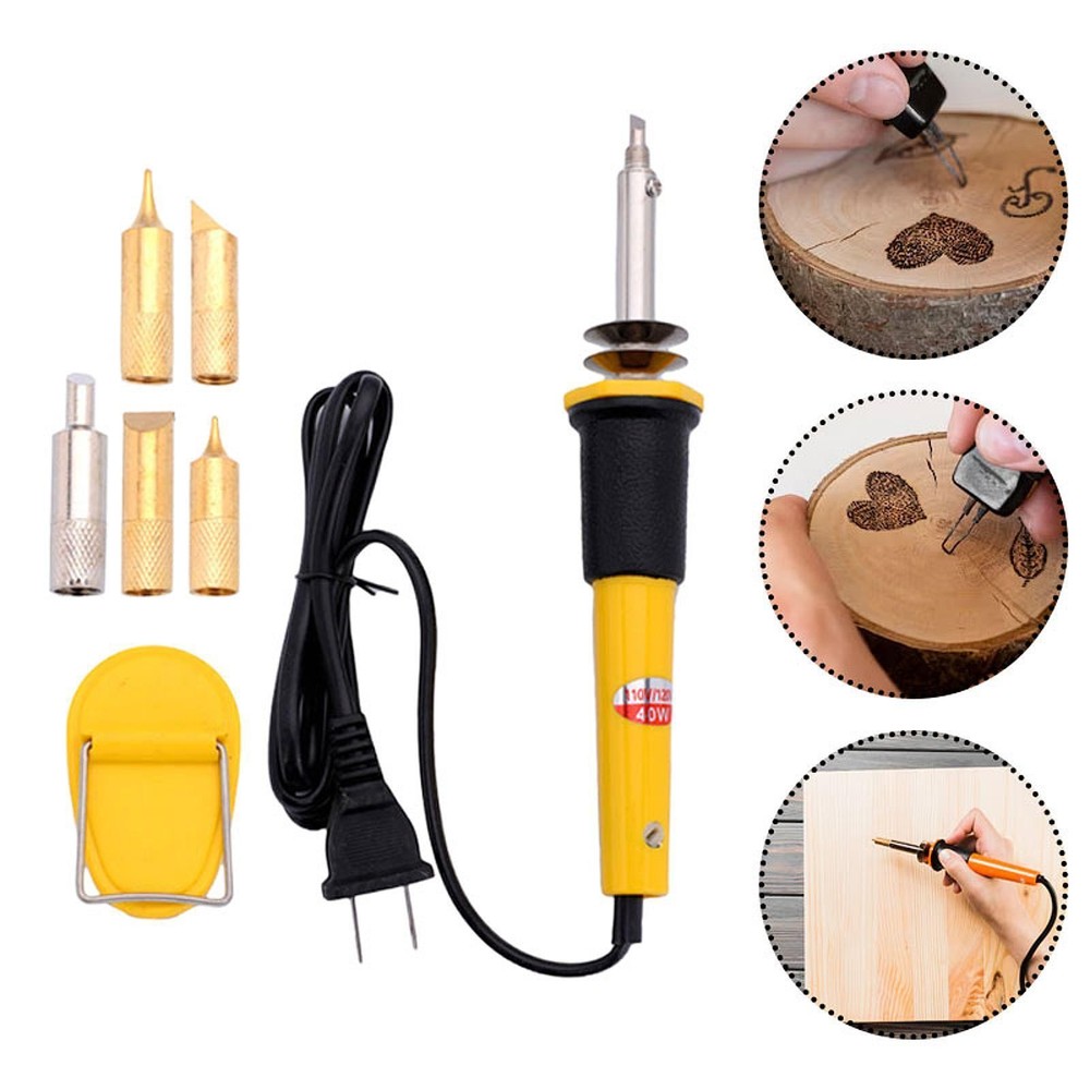 Soldering Iron Pen with 6 Tips Fast Heating