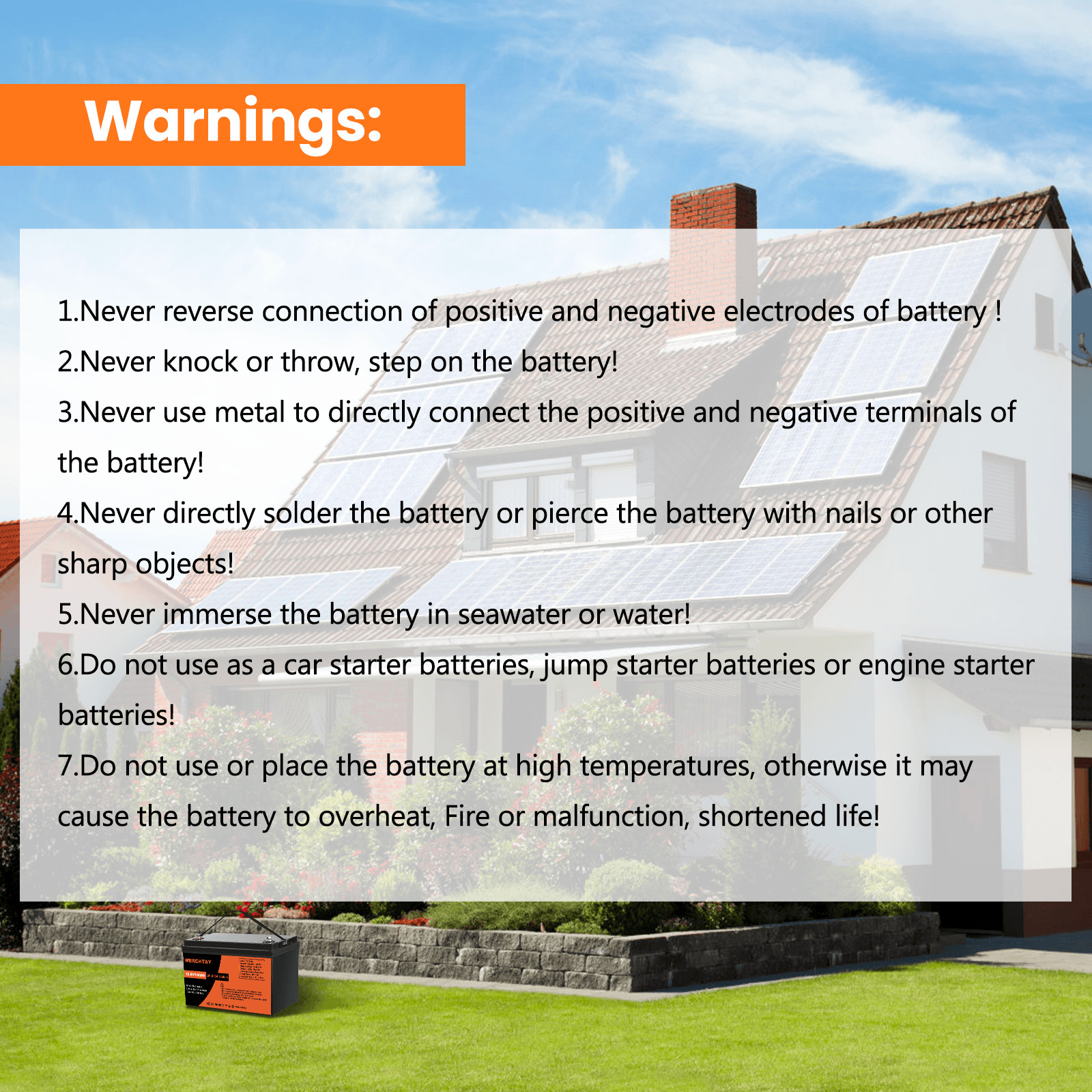 12V 100Ah LiFePO4 Lithium Battery 15000+ Deep Cycle For RV Marine Solar Off-grid