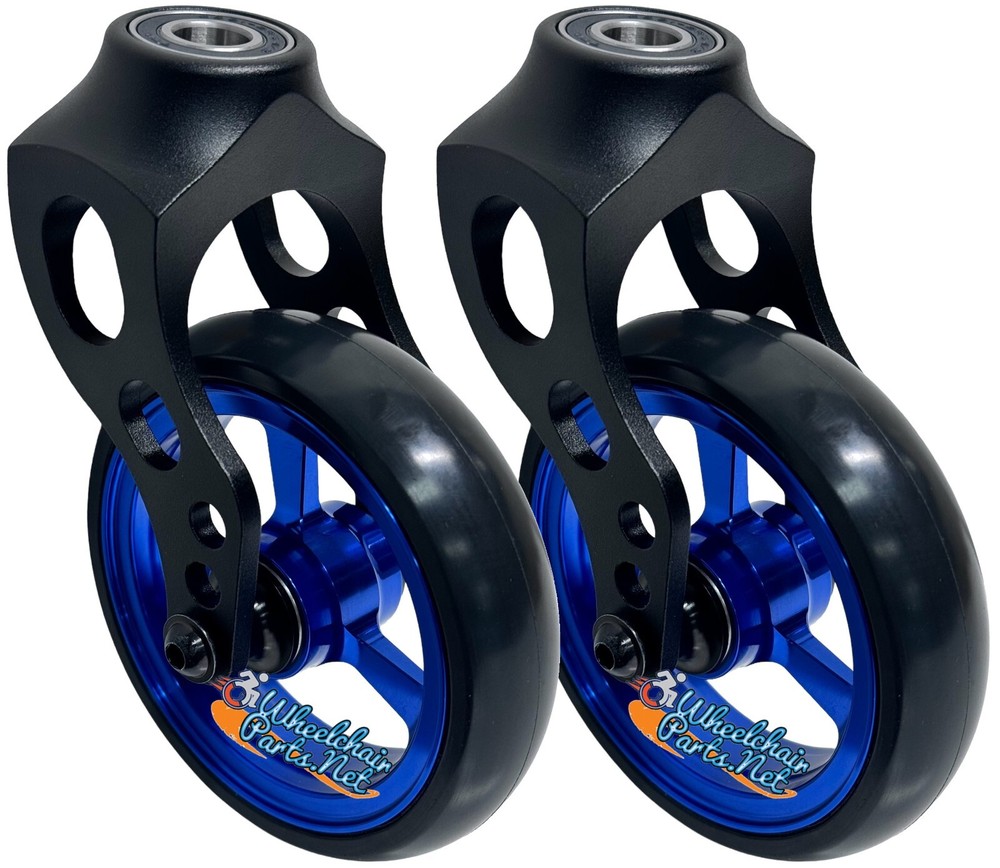 4" x 1" Caster Fork Assemblies