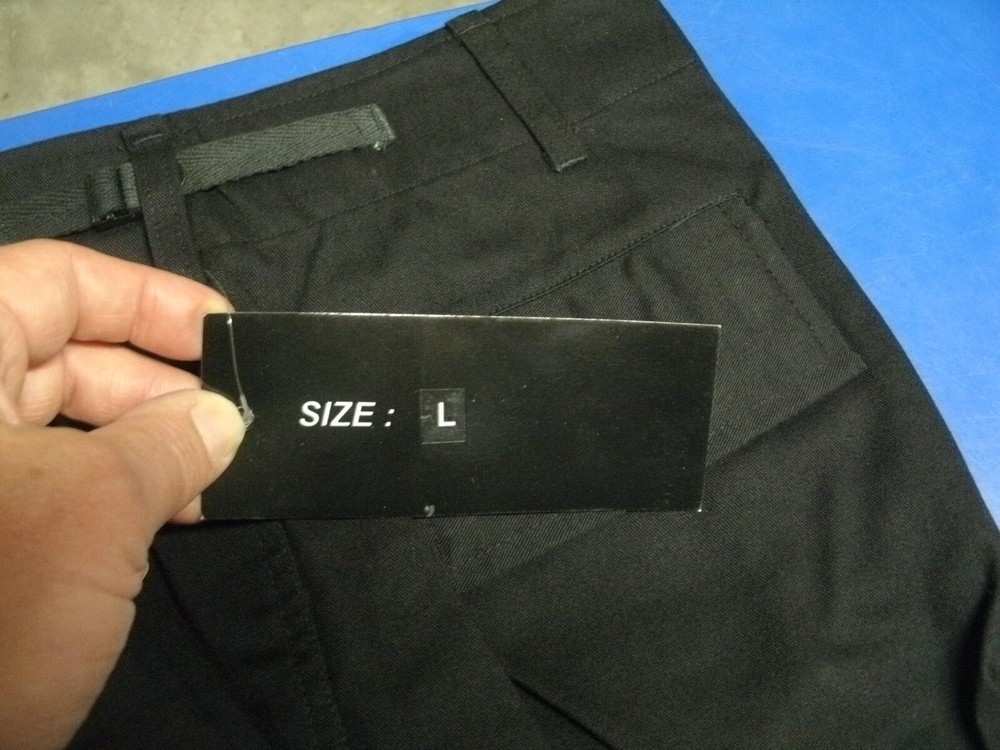 BLACK COMBAT SHORTS SIZE LARGE REGULAR NEW