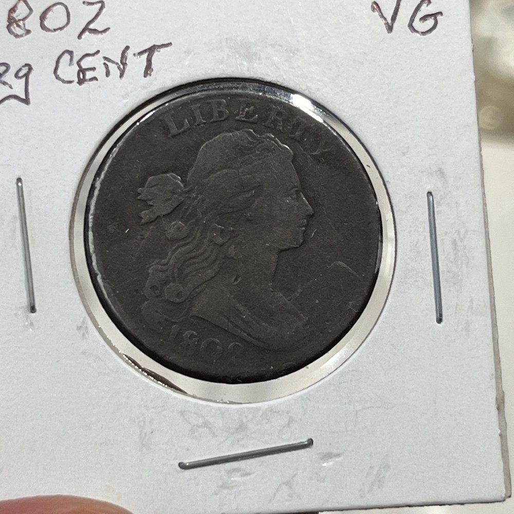 1802 Draped Bust Large Cent - US 1c Copper Coin