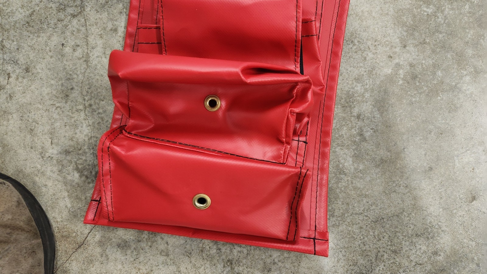 Burndy Estex 1861 Lineman Inline Crimper Compression RED Tool Holder Bag NEW USA