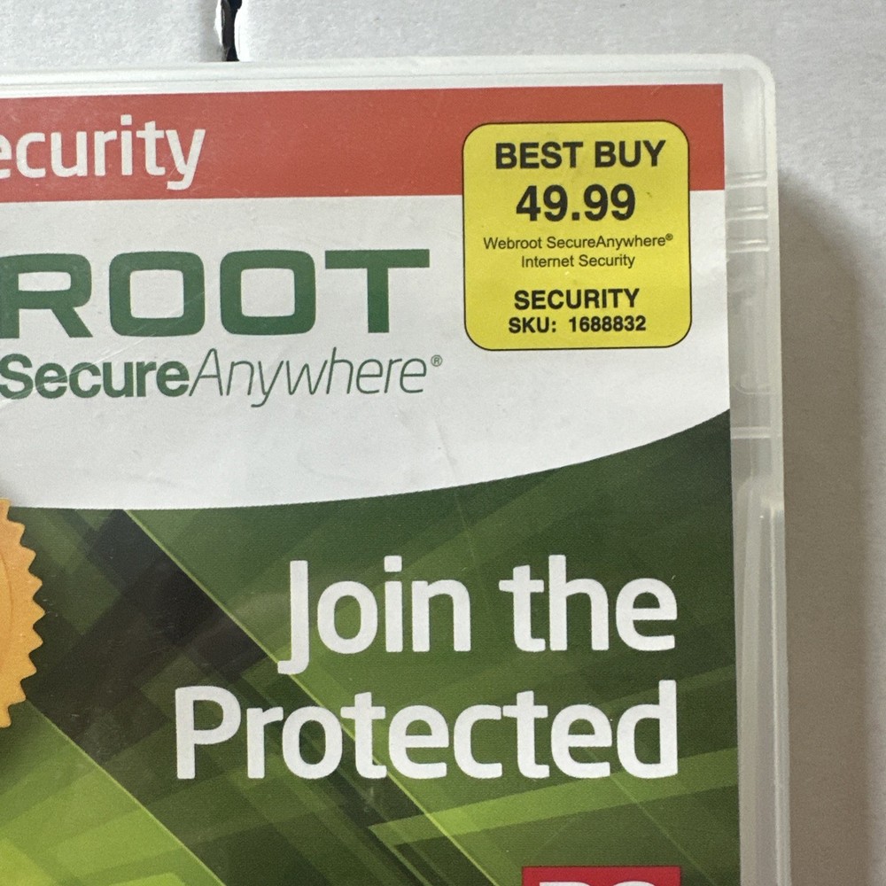 Webroot SecureAnywhere Internet Security - Full Version for Windows.(#51).