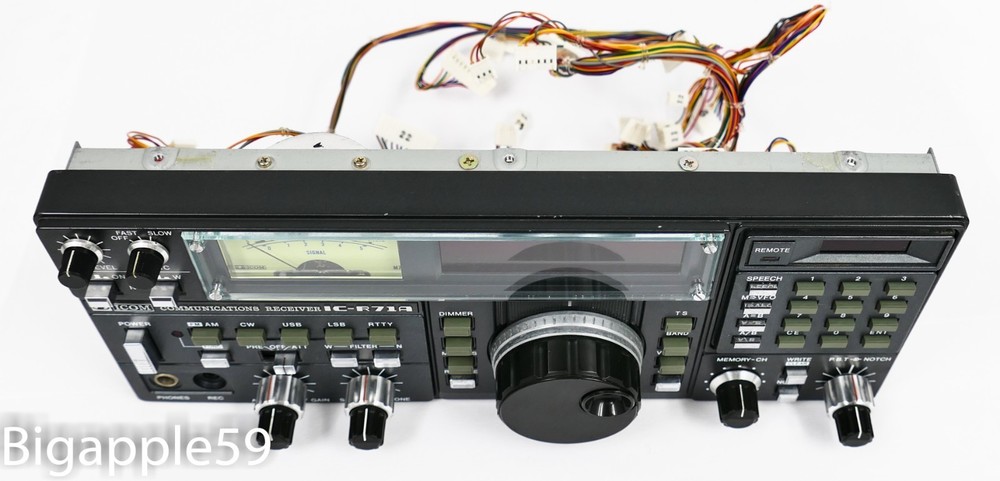 Icom IC-R71A Receiver Complete Front Panel - Replacement #1