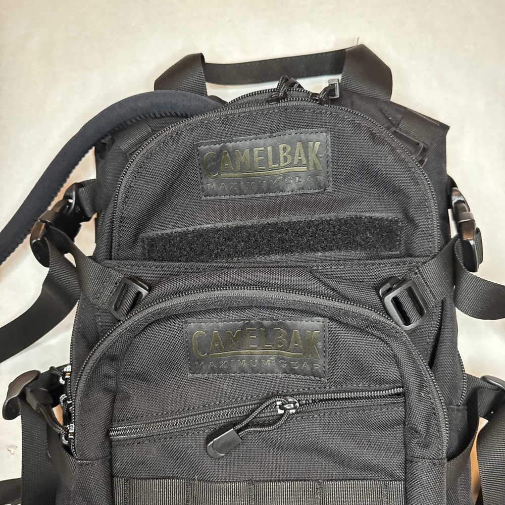 CamelBak Maximum Gear Black Tactical Hydration Pack 64oz Bladder MOLLE Backpack