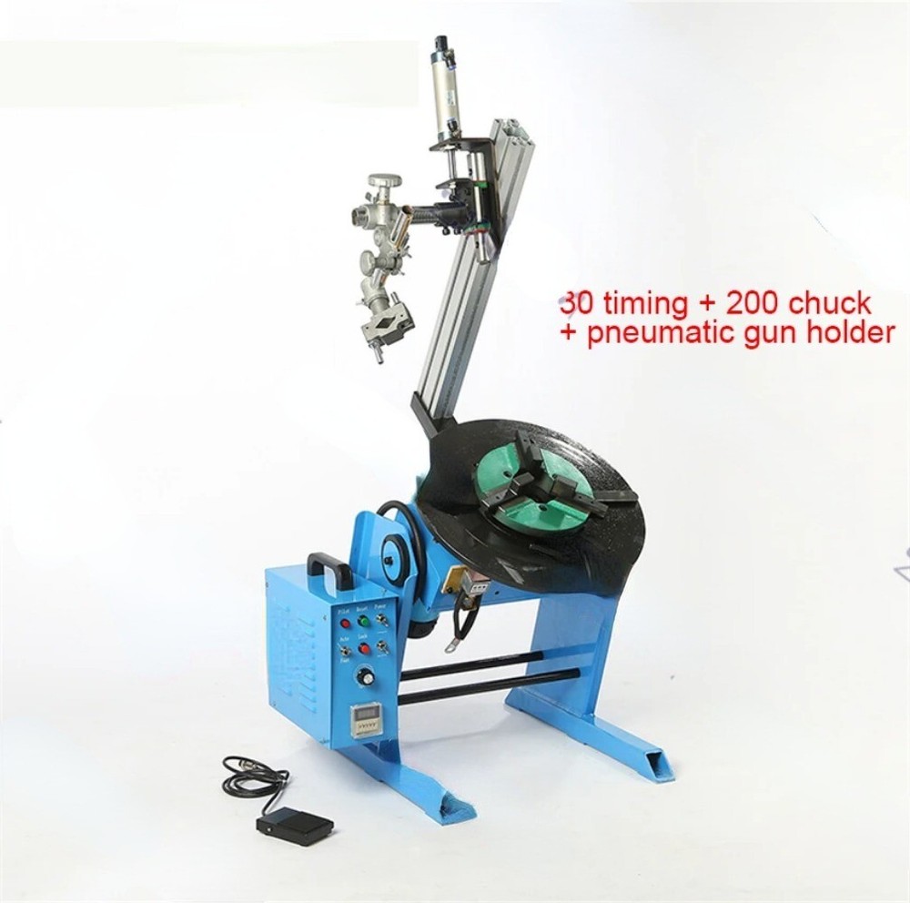 HD-30 Timing Welding Positioner Automatic Rotating Worktable Chuck Welding