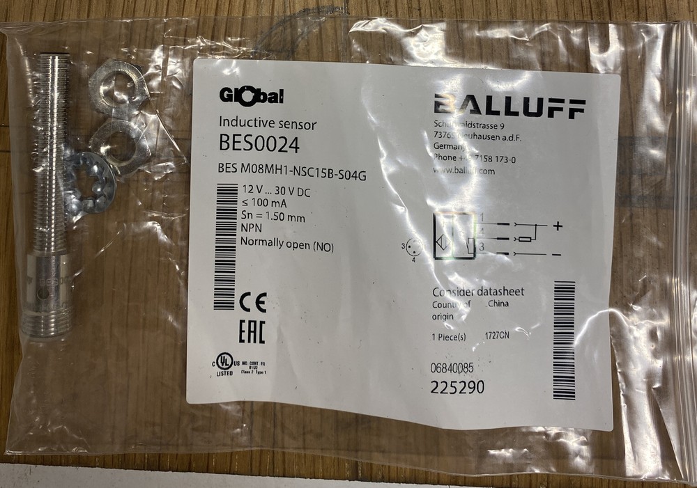 Balluff Inductive Sensor BES0024