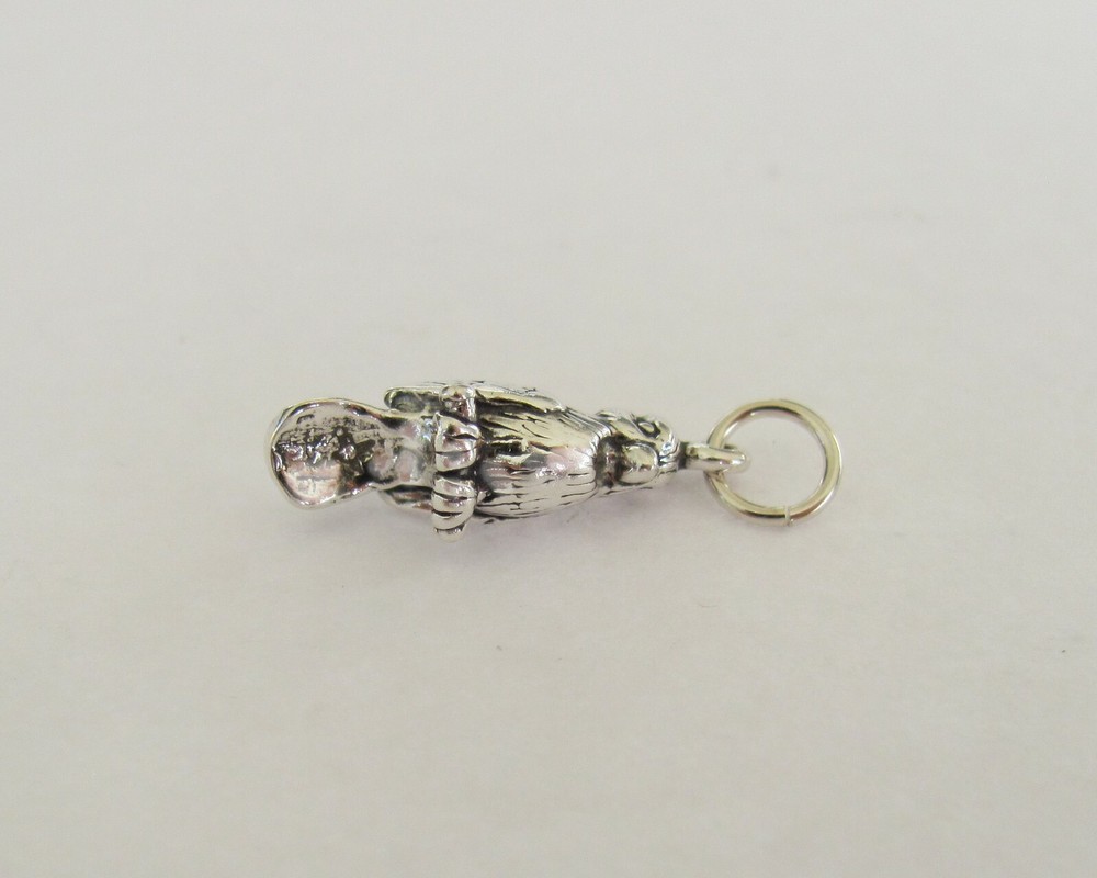 Sterling Silver 18mm 3d Cardinal Bird charm