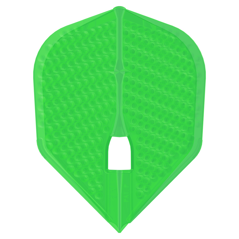 L-Style L3Pro Dimple Shape Flights - Lime Green