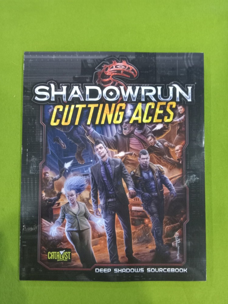 Shadowrun Cutting Aces RPG Book Deep Shadows Sourcebook New!