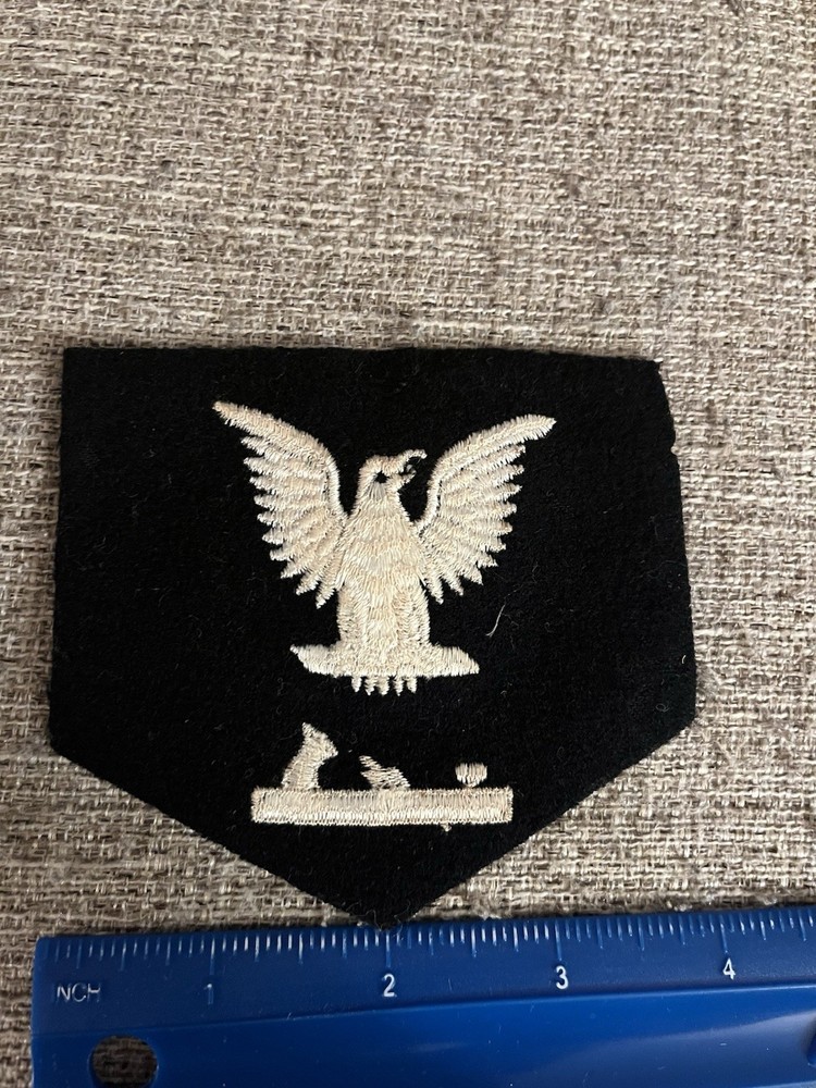 US Navy Patternmaker Enlisted Rate Rating Patch Black
