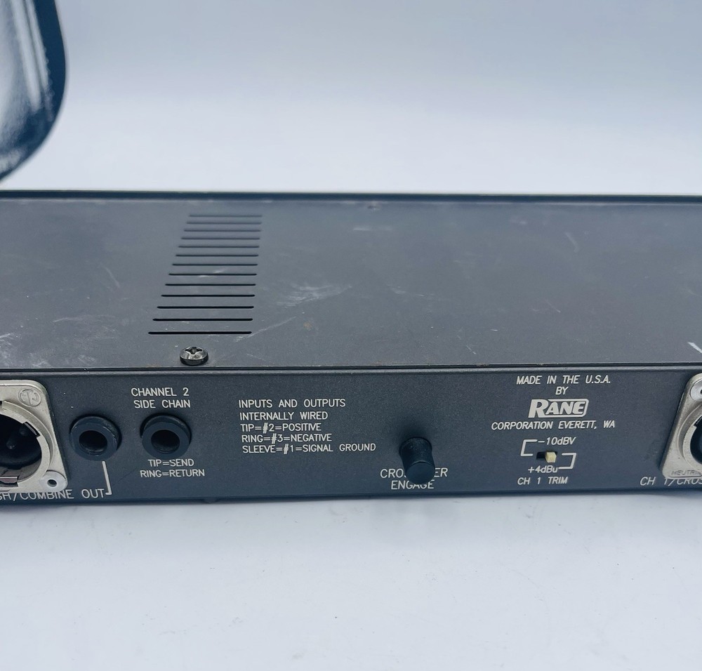 Rane DC-24 Rack Dynamic Controller Compressor Limiter,Expander Gate Untested