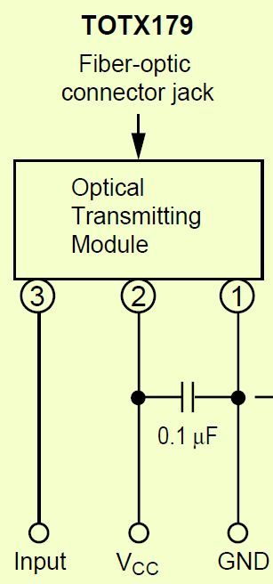 25 x OEM Toshiba TOTX179L TX179L TOTX179 Fiber Head Optical Transmitter Toslink
