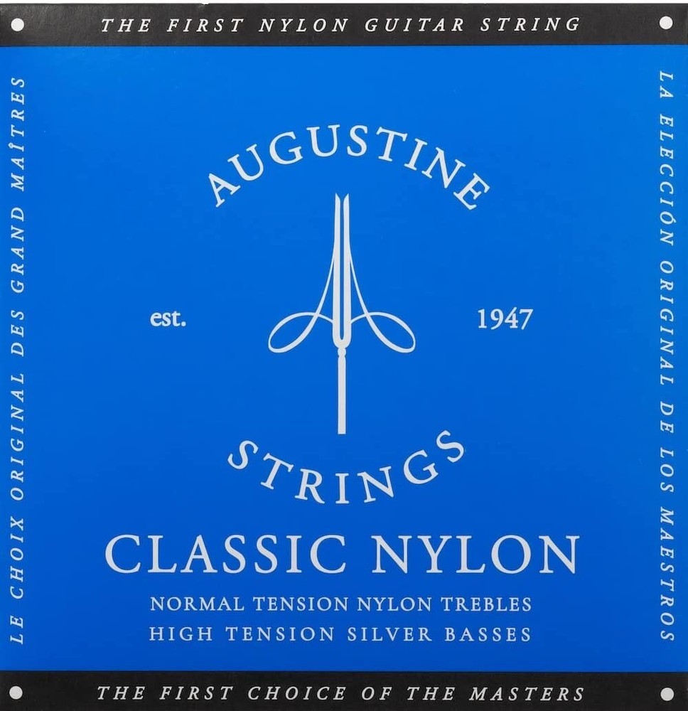 Augustine Blue High Tension Classical Guitar Strings (AUGBLUSET)