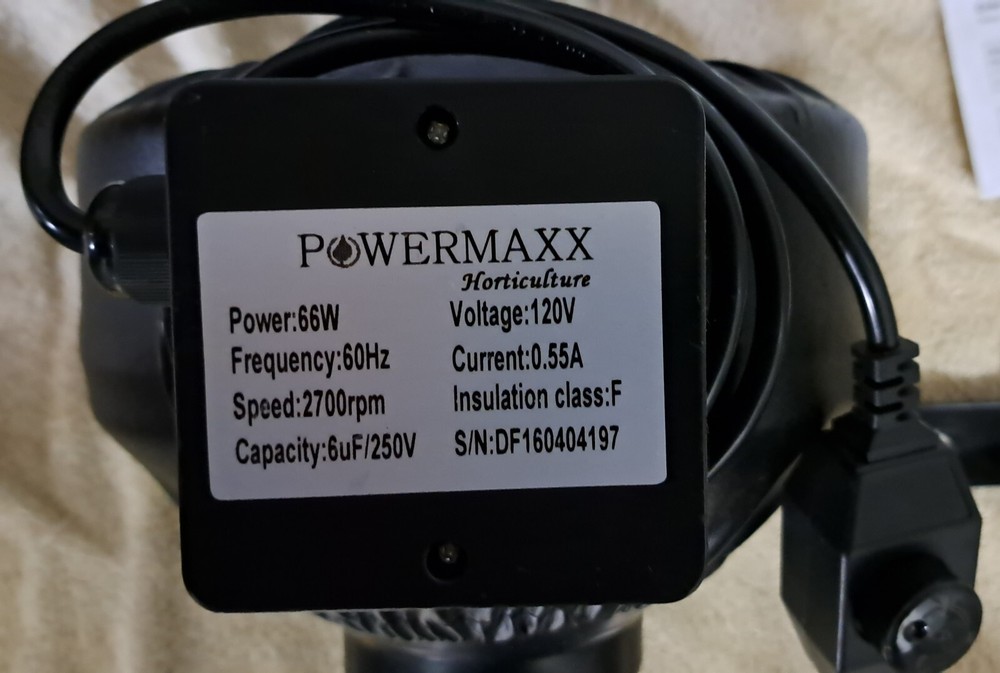 Power Max's Premium Charcoal Filter and Inline Fan Combo with Speed Controller (