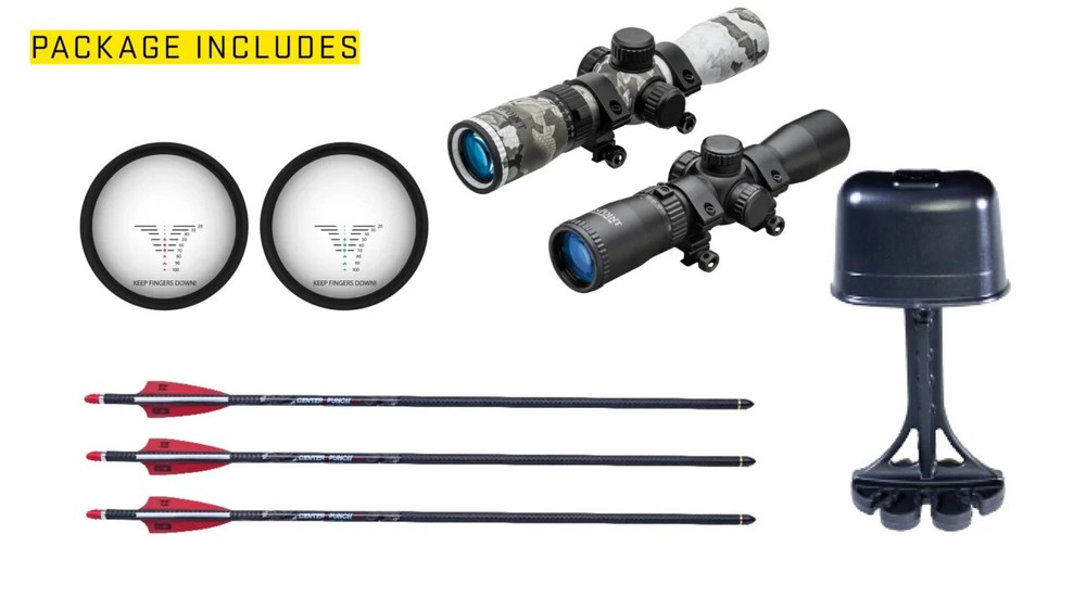 TenPoint TX28 Rangemaster 100 Scope Package Moss Green