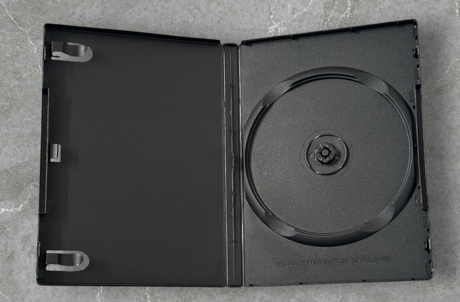 10 Pack-22mm Black Single Disc DVD Cases With Booklet Clips