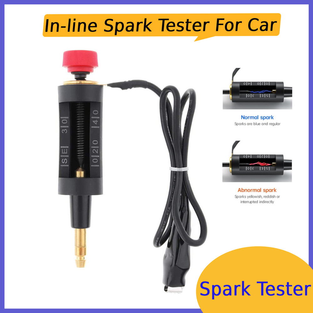 Car In-line Spark Tester Ignition Coil Engine Diagnostic Tool High Precision