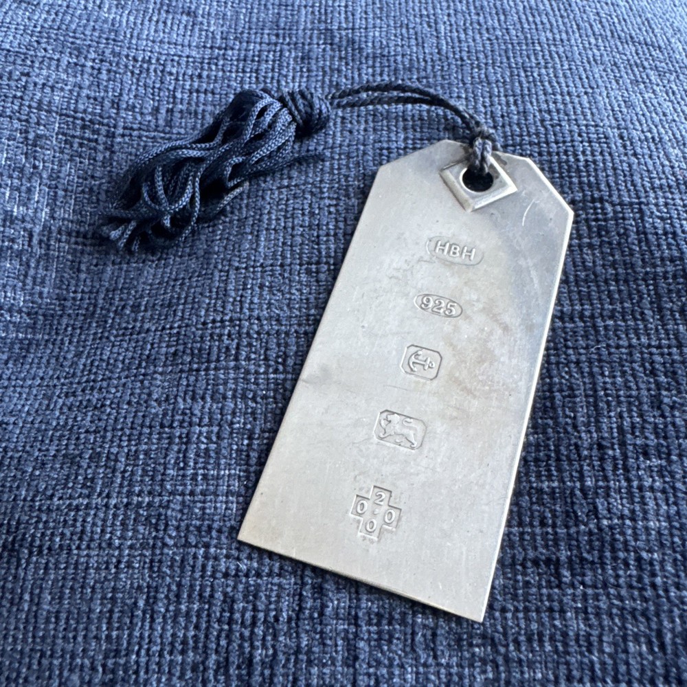 sterling silver ingot book mark