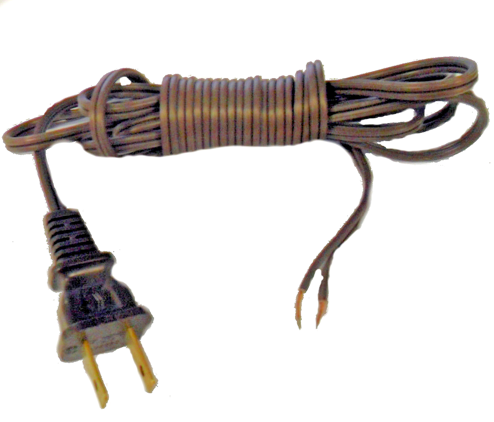12' Brown cord with plug TR-1861