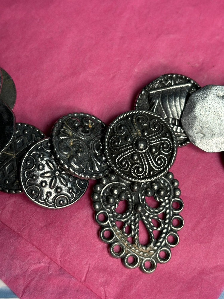 Vintage Pewter Buttons~ 30 Norwegian Factory Errors.