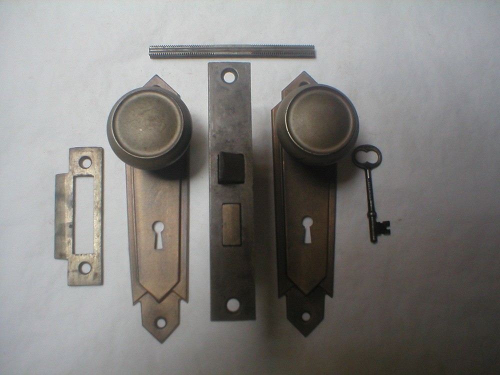 Antique Art Deco Era Door Hardware