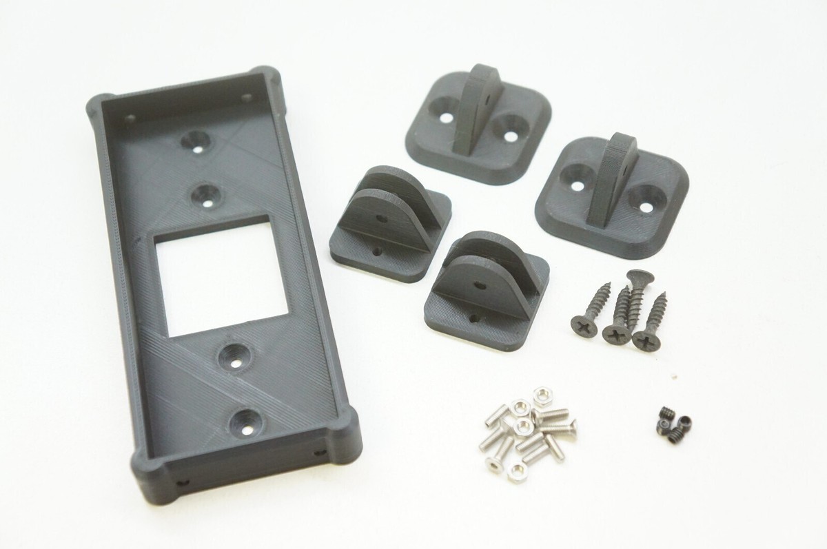 Front Head Unit Swivel Wall Mount Holder Pitch up/down for Xiegu G90 HF Radio