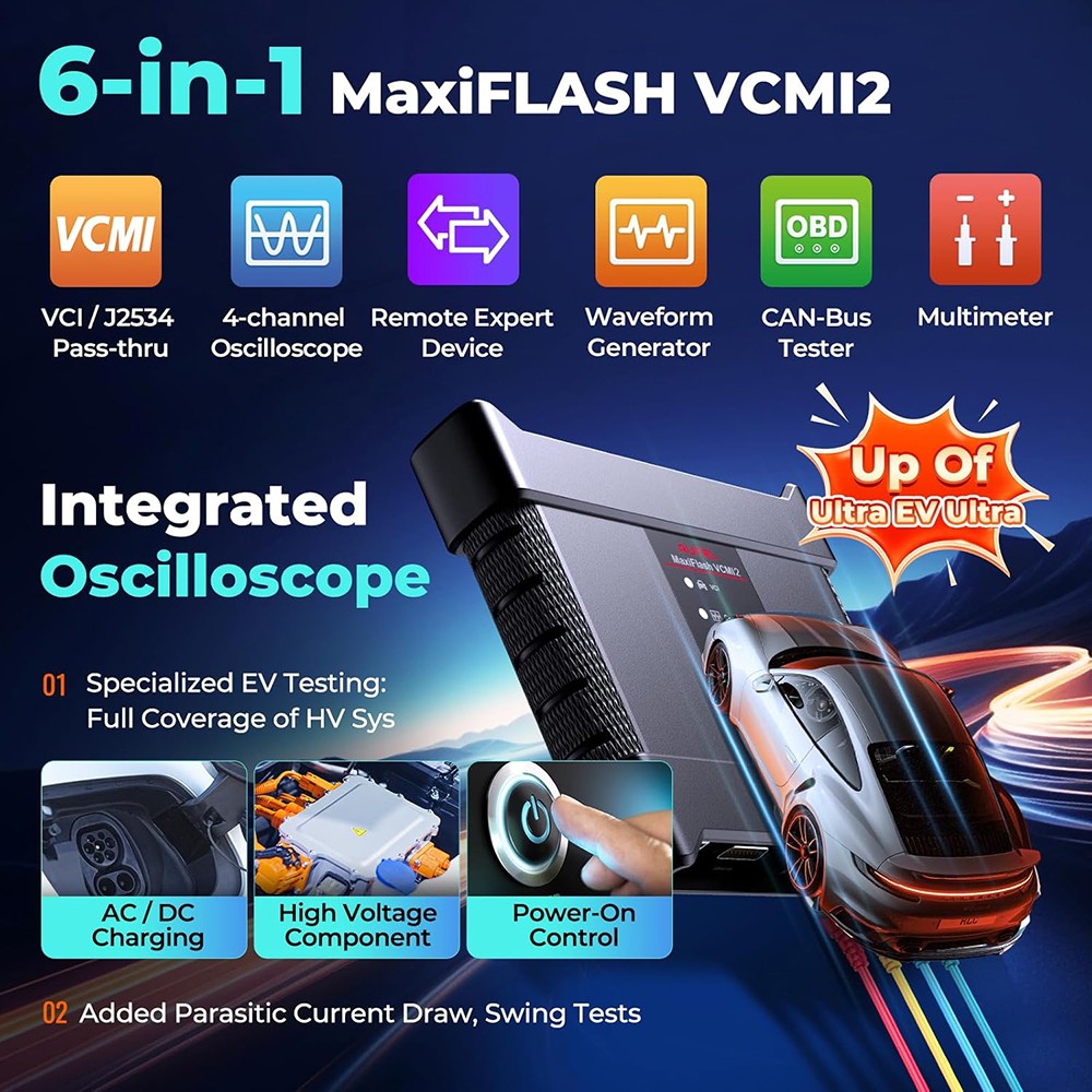 Autel MaxiSYS Ultra S2 Diagnostic Scanner VCMI2 Programming Coding, 48+ Service