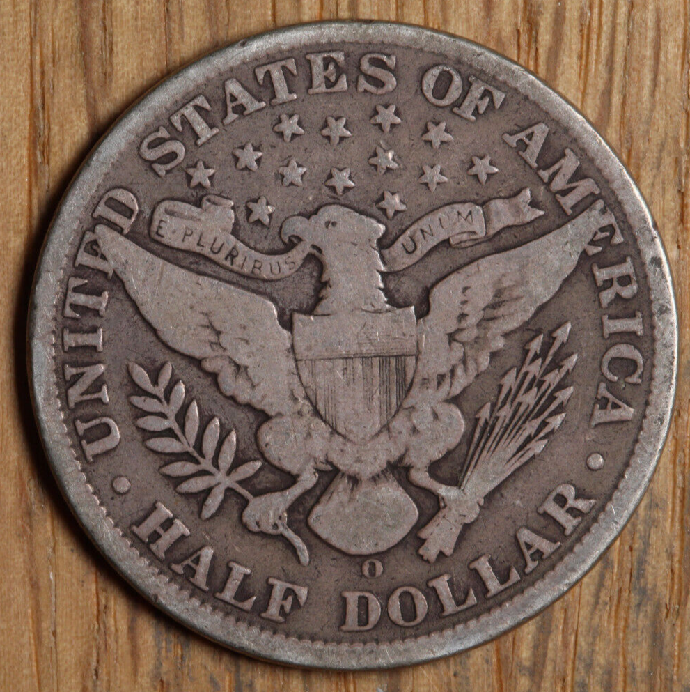 1908 O Barber Half Dollar - VG - Very Good