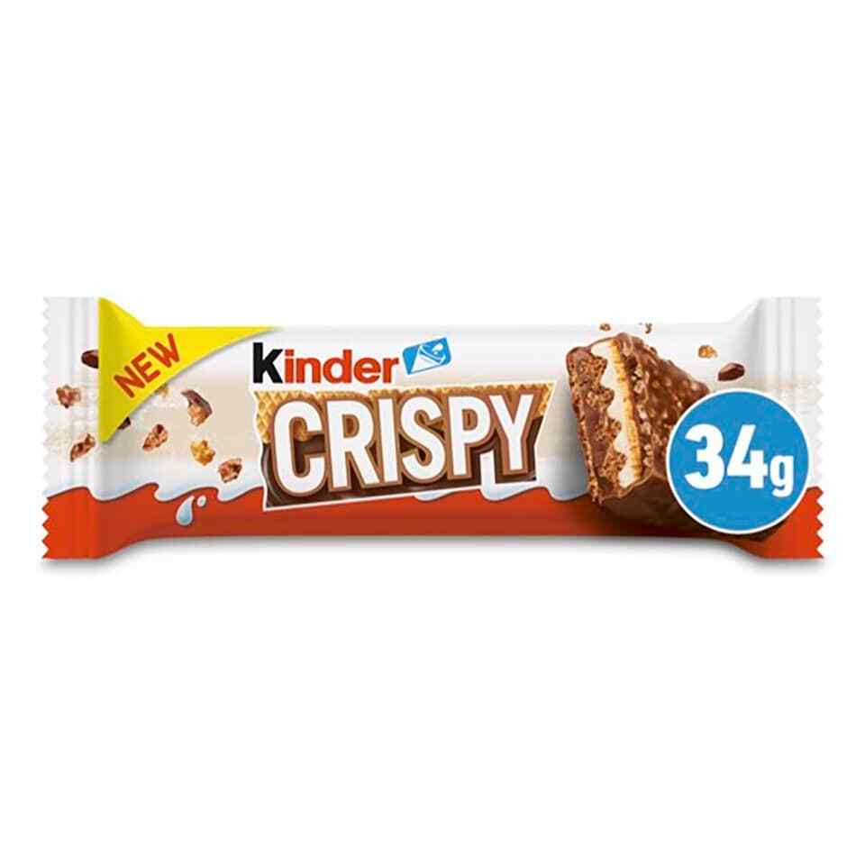 Kinder Crispy chocolate bars 34 g x 14 pcs