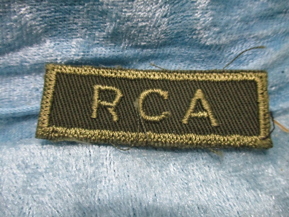 RCA Military Tab Patch