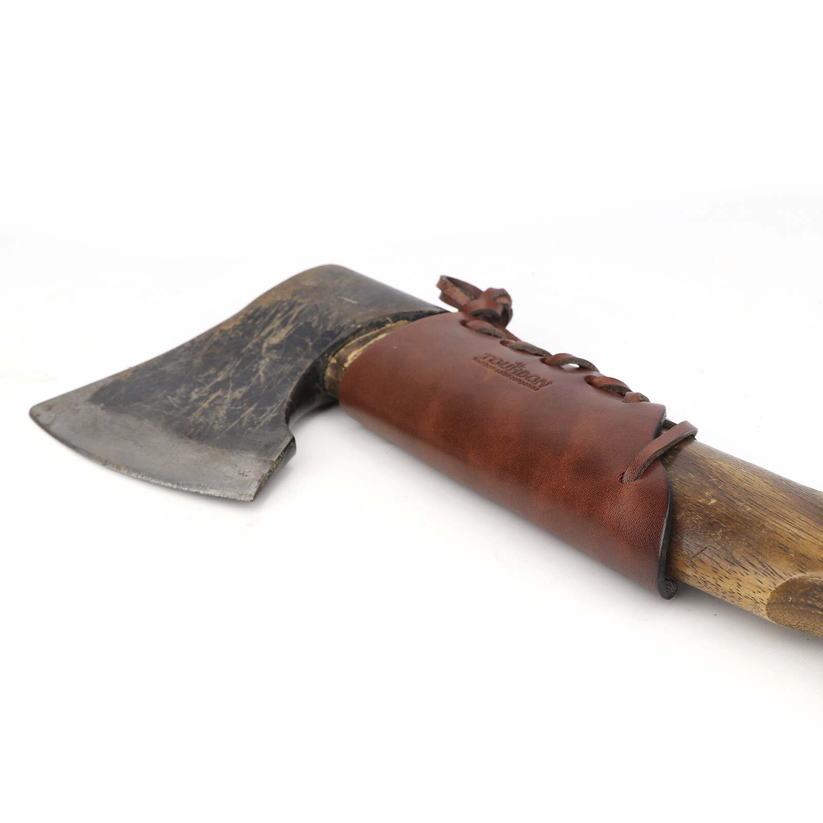 Hunting Leather Axe Handle Protection Hatchet Guard Adjust Lacing Grip-Xmas Gift