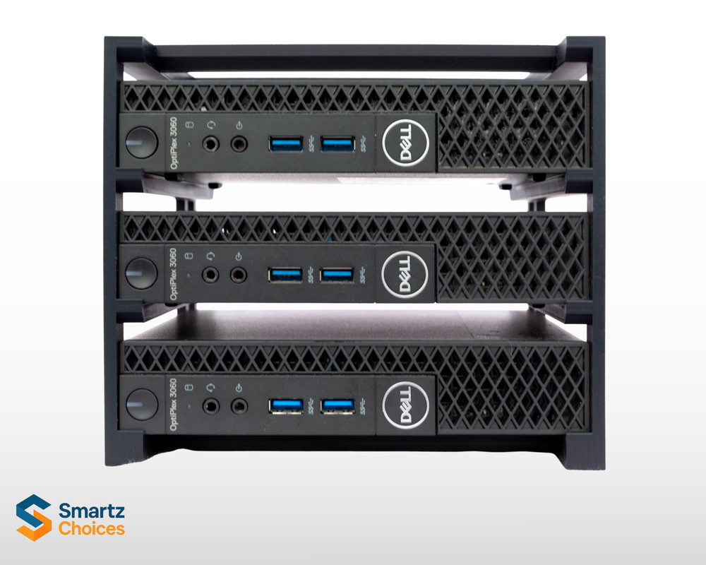 Storage Stacking Rack for Dell OptiPlex Micro PCs – 2–5 Stack Options
