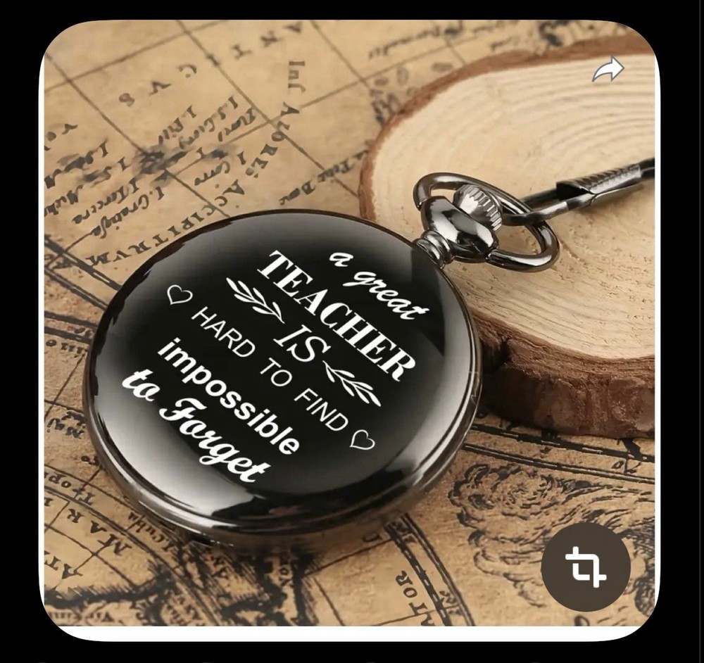 “Great Teacher” Pocket Watch