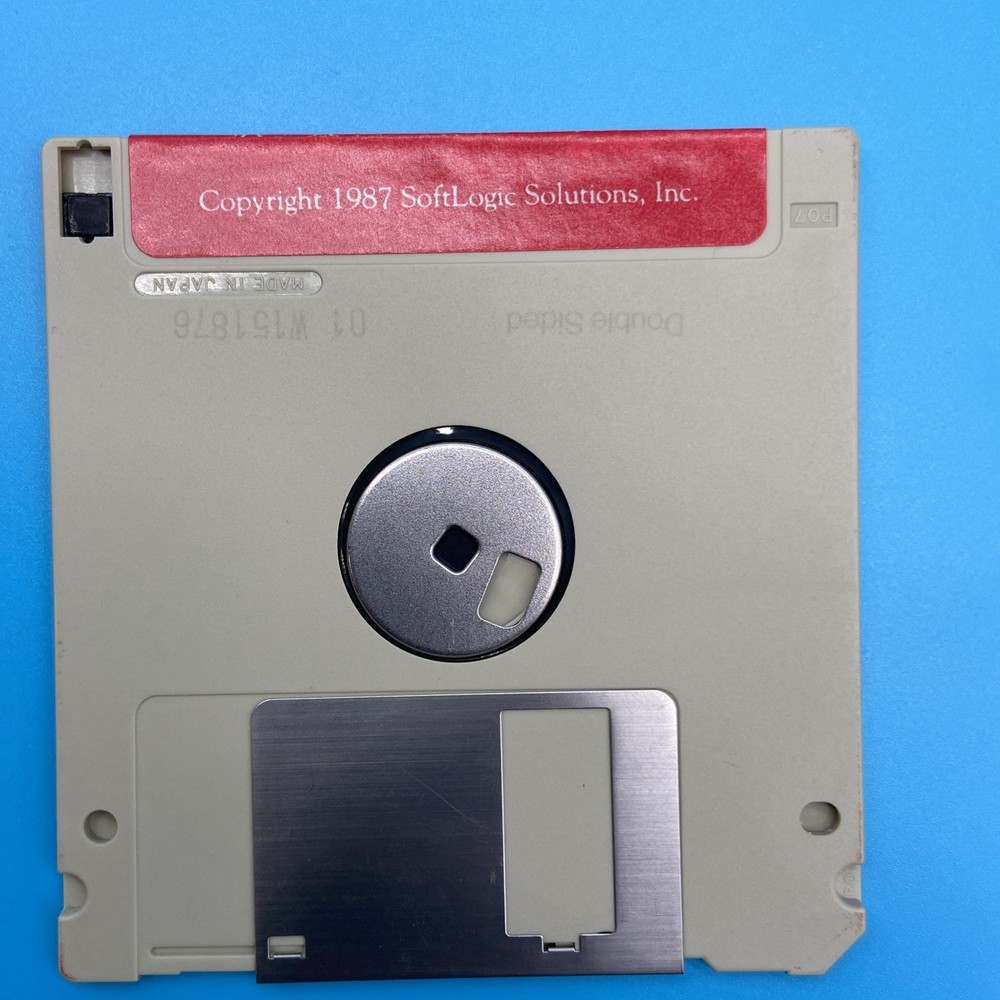 Vintage Magic Mirror SoftLogic Solutions Software PC 3.5" Floppy Disk Boxed