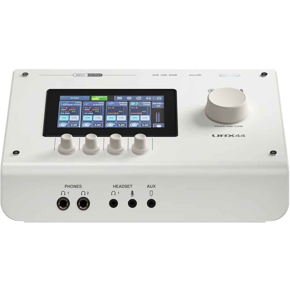 Yamaha URX44 USB-C Audio Interface, White