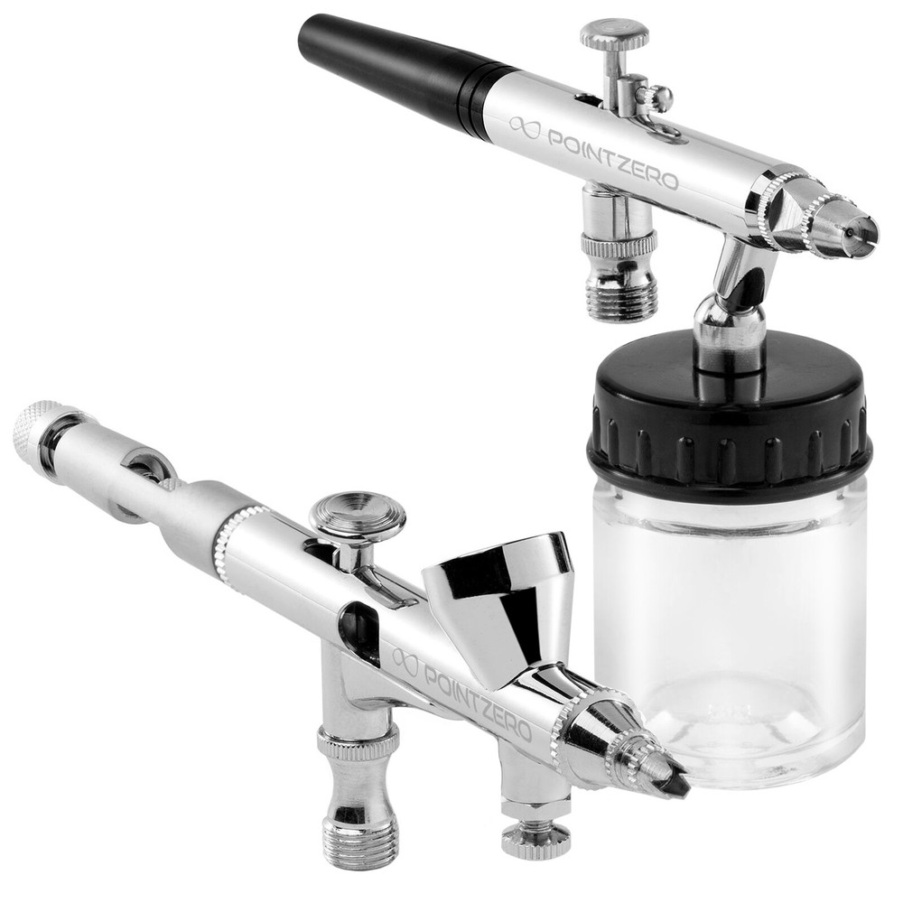 2 X Dual Action Airbrush Set