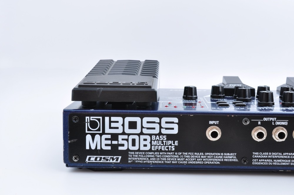 Boss ME-50B Base Multiple Effects 2011 w/Adapter Working C2B7819