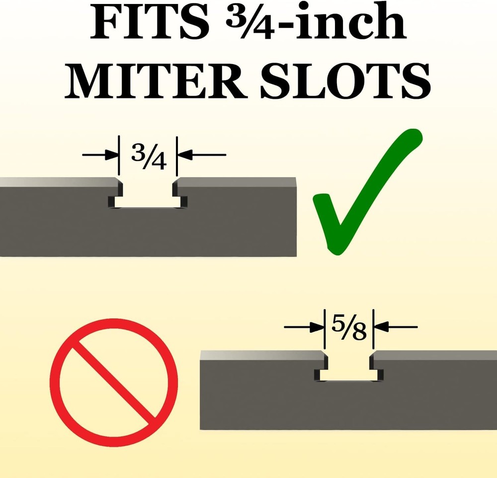 Featherboard for Table Saws Quicker, One Size, Yellow