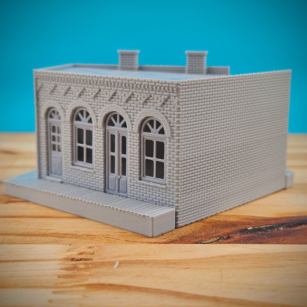 Z Scale - BlackHawk CO Corner Store - 1:220 Scale Building