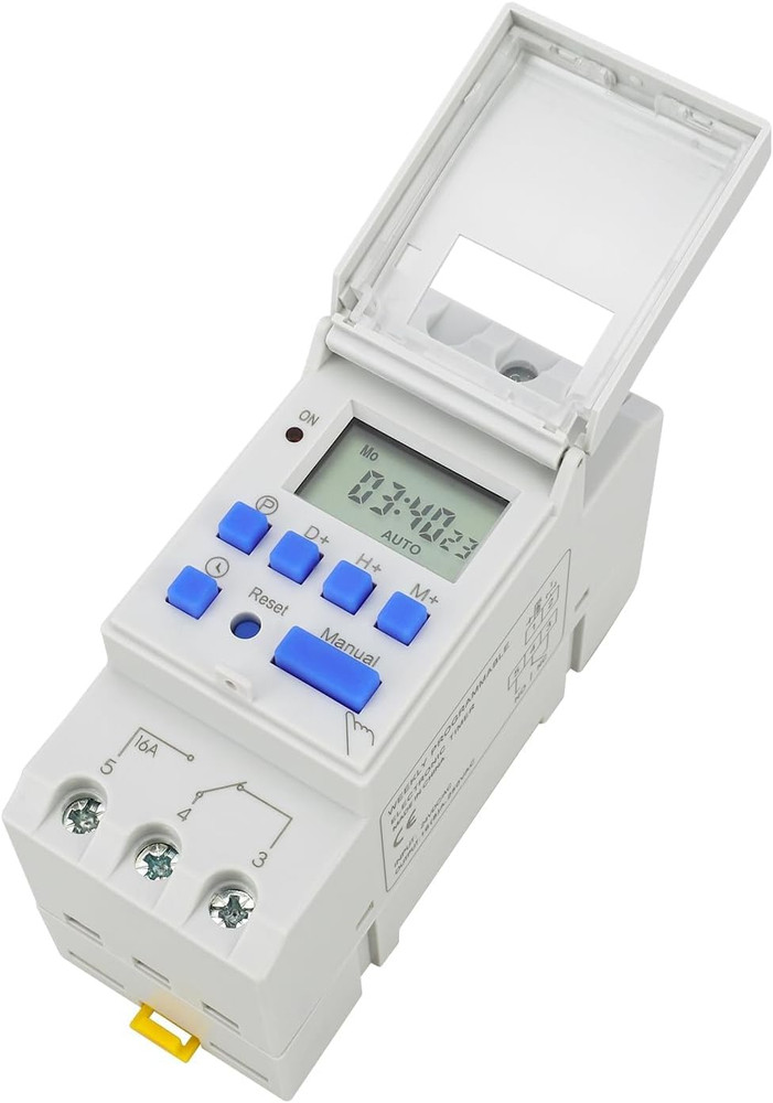 THC15A DC/AC 24V Digital LCD Power Programmable Timer Time Switch Relay 16A Amp