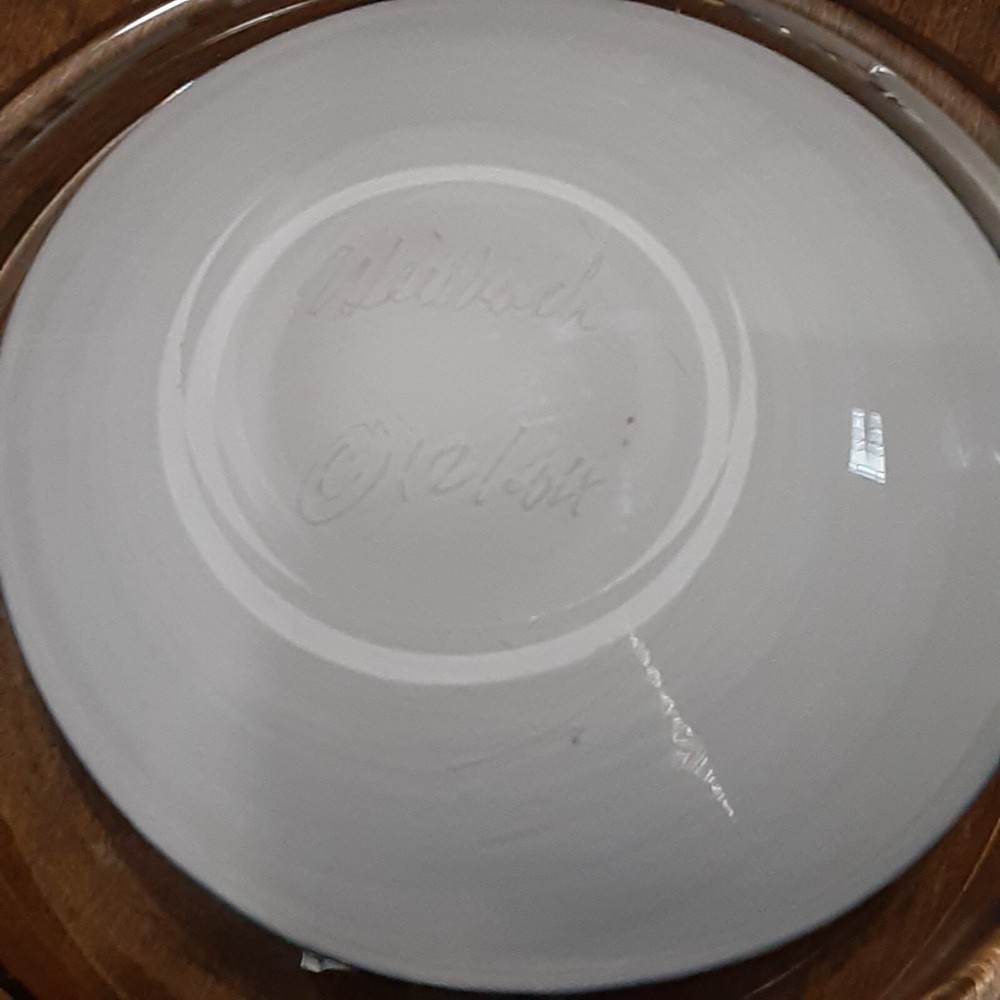 Shaun Weisbach - Hand Blown Glass Dish - (Signed & Dated)