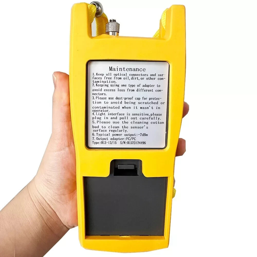Handled Optical Light Source Optical Laser Source 1310/1550nm FTTH Testing Tools