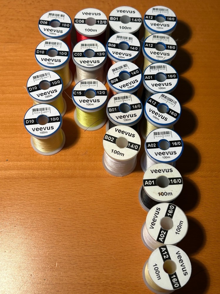 Veevus Tying Thread 10/0 12/0 14/0 16/0