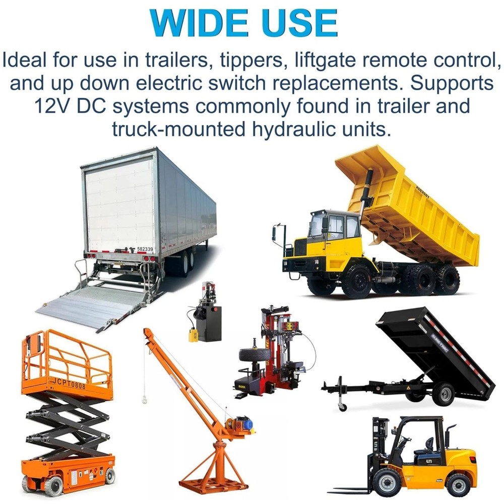 Dump Trailer Controller Remote Switch 3-Wire 4-Wire for Truck Tipper Lift Gate