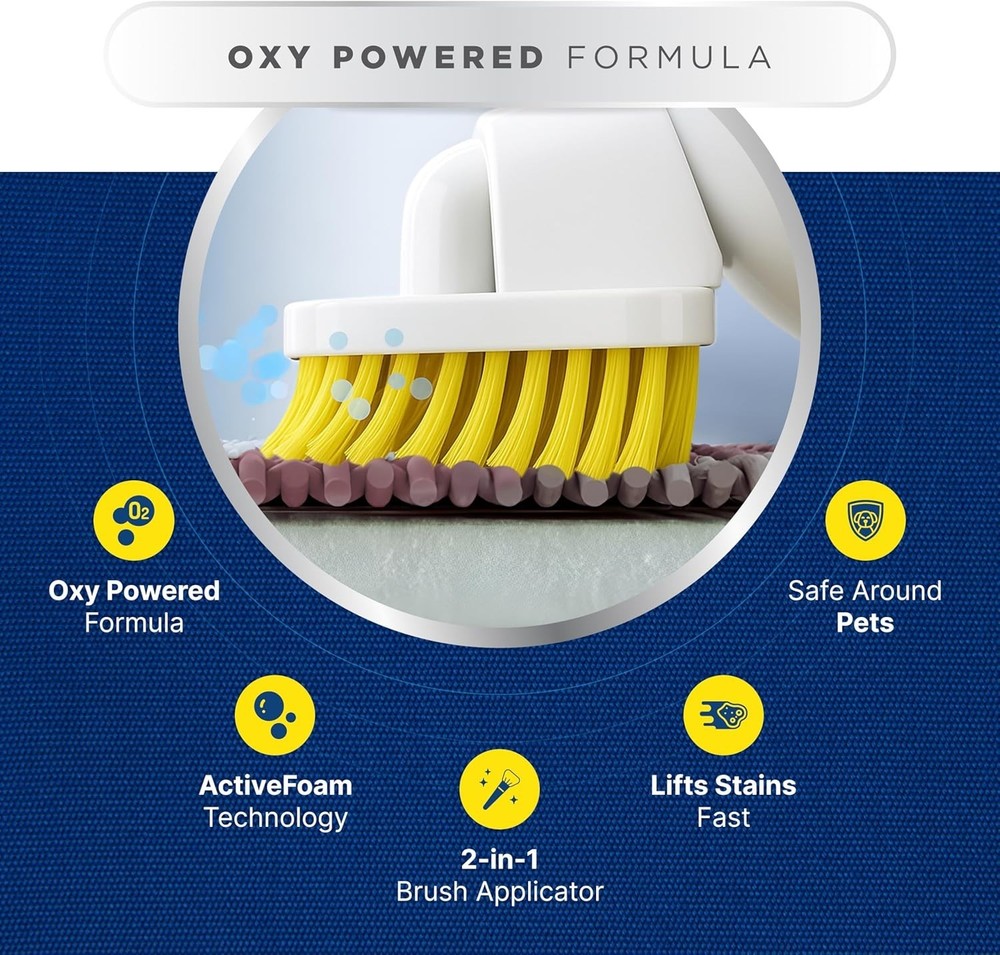Dual Applicator Oxy-Powered Stain & Odor Remover - 13.5oz Carpet Solution