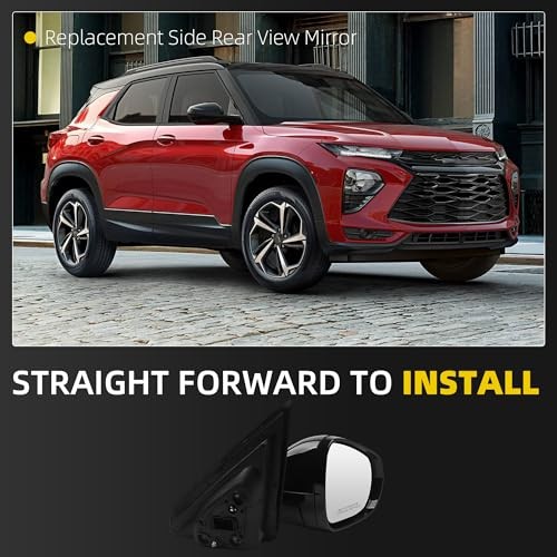 Side Rear View Mirror Compatible with 2021-2024 Right Passenger Side