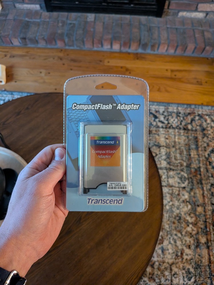 TRANSCEND Compact Flash Adapter: Model TS0MCF2PC (Brand New)
